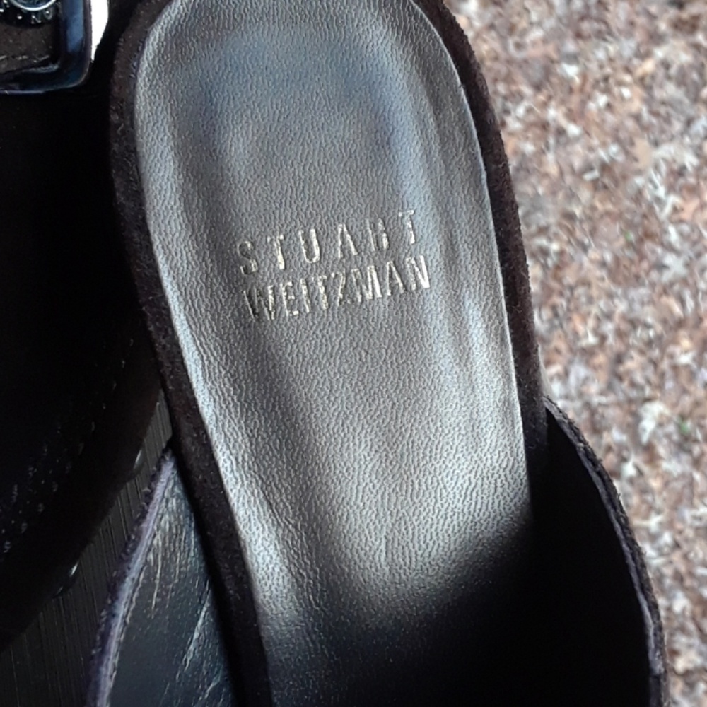 Stuart Weitzman Brown Clogs/Mules - image 8